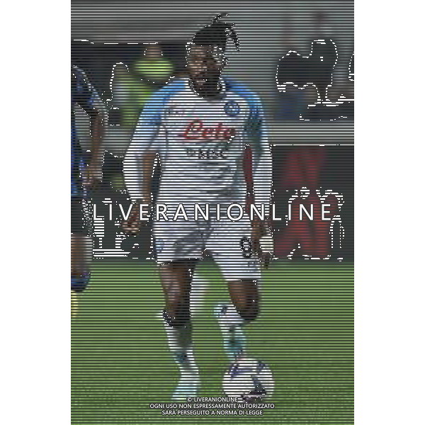 Andre\' Franck Zambo Anguissa (Napoli) Atalanta vs Napoli Bergamo 05-11-2022 Gewiss Stadium - Stadio Atleti Azzurri d\'Italia Campionato Serie A TIM - 13a giornata foto Roberto Garavaglia/ag. Aldo Liverani sas