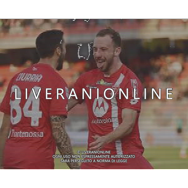 TVRG Patrick Ciurria (Monza) e Carlos Augusto (Monza) esultano dopo il gol dell\'1 a 0 Monza vs Hellas Verona Monza 06-11-2022 U-Power Stadium Campionato Serie A TIM - 6a giornata foto Roberto Garavaglia/ag. Aldo Liverani sas / AGENZIA ALDO LIVERANI SAS