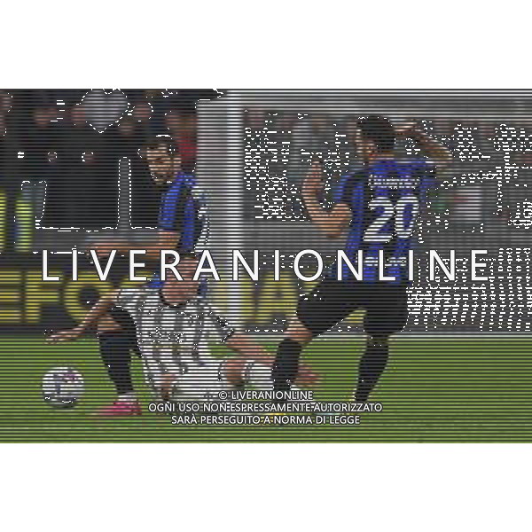 Torino 06.11.2022 Allianz Stadium ©Manuela Viganti/Agenzia Aldo Liverani Juventus vs Inter Campionato Calcio Serie A TIM 2022/2023 13a giornata Nella foto: arkadiusz milik e henrikh mikhitaryan ©AGENZIA ALDO LIVERANI SAS