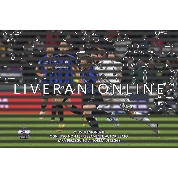 Torino 06.11.2022 Allianz Stadium ©Manuela Viganti/Agenzia Aldo Liverani Juventus vs Inter Campionato Calcio Serie A TIM 2022/2023 13a giornata Nella foto: edin dzeko e adrien rabiot ©AGENZIA ALDO LIVERANI SAS