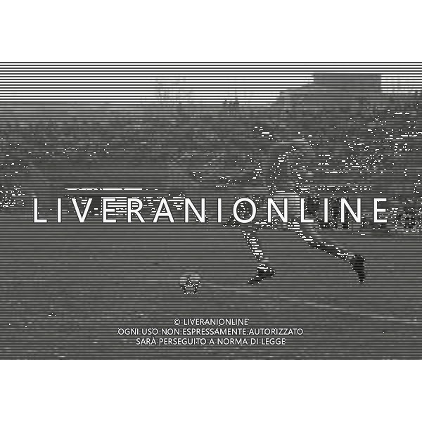 04-04-1984 BRESCIA QUALIFICAZIONE EUROPEI UNDER 21 GARA DI RITORNO ITALIA UNDER 21 -ALBANIA UNDER 21-RISLUTATO 1-0 NELLA FOTO MASSIMO MAURO AG ALDO LIVERANI SAS