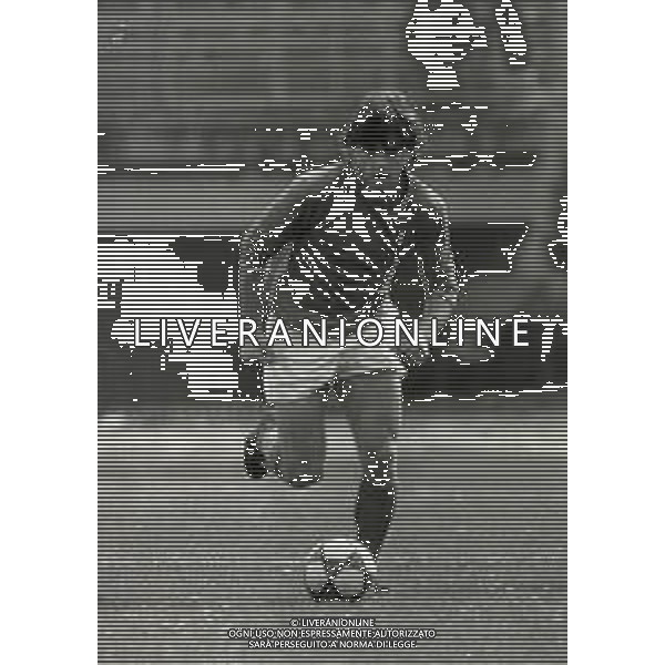 04-04-1984 BRESCIA QUALIFICAZIONE EUROPEI UNDER 21 GARA DI RITORNO ITALIA UNDER 21 -ALBANIA UNDER 21-RISLUTATO 1-0 NELLA FOTO ROBERTO MANCINI AG ALDO LIVERANI SAS