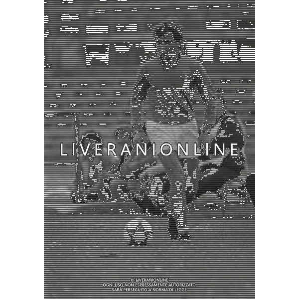 04-04-1984 BRESCIA QUALIFICAZIONE EUROPEI UNDER 21 GARA DI RITORNO ITALIA UNDER 21 -ALBANIA UNDER 21-RISLUTATO 1-0 NELLA FOTO MASSIMO MAURO AG ALDO LIVERANI SAS