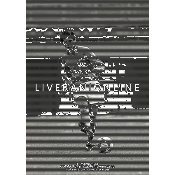 04-04-1984 BRESCIA QUALIFICAZIONE EUROPEI UNDER 21 GARA DI RITORNO ITALIA UNDER 21 -ALBANIA UNDER 21-RISLUTATO 1-0 NELLA FOTO ROBEERTO GALIA AG ALDO LIVERANI SAS