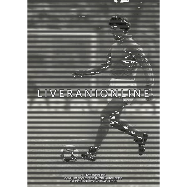 04-04-1984 BRESCIA QUALIFICAZIONE EUROPEI UNDER 21 GARA DI RITORNO ITALIA UNDER 21 -ALBANIA UNDER 21-RISLUTATO 1-0 NELLA FOTO PAOLO MONELLI AG ALDO LIVERANI SAS