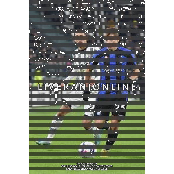 Torino 06.11.2022 Allianz Stadium ©Manuela Viganti/Agenzia Aldo Liverani Juventus vs Inter Campionato Calcio Serie A TIM 2022/2023 13a giornata Nella foto: NICOLO\' BARELLA-ANGEL DI MARIA / AGENZIA ALDO LIVERANI SAS