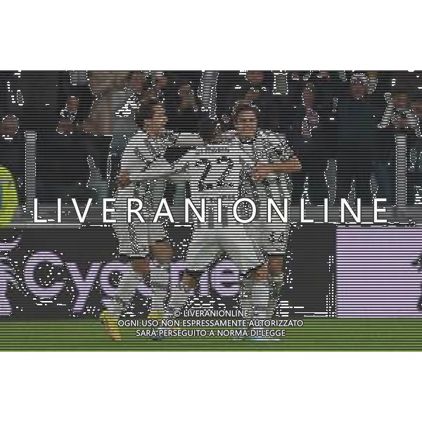 Torino 06.11.2022 Allianz Stadium ©Manuela Viganti/Agenzia Aldo Liverani Juventus vs Inter Campionato Calcio Serie A TIM 2022/2023 13a giornata Nella foto: esultanza nicolo\' fagioli dopo il gol / AGENZIA ALDO LIVERANI SAS