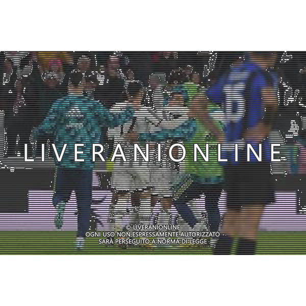 Torino 06.11.2022 Allianz Stadium ©Manuela Viganti/Agenzia Aldo Liverani Juventus vs Inter Campionato Calcio Serie A TIM 2022/2023 13a giornata Nella foto: esultanza nicolo\' fagioli dopo il gol / AGENZIA ALDO LIVERANI SAS