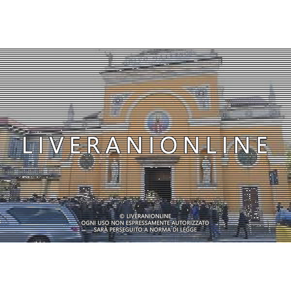 TVRG Funerale Boiocchi Milano 07-11-2022 Funerale di Vittorio Boiocchi presso la chiesa di San Materno a Figino foto agenzia Aldo Liverani sas