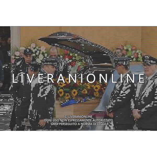 TVRG Funerale Boiocchi Milano 07-11-2022 Funerale di Vittorio Boiocchi presso la chiesa di San Materno a Figino foto agenzia Aldo Liverani sas