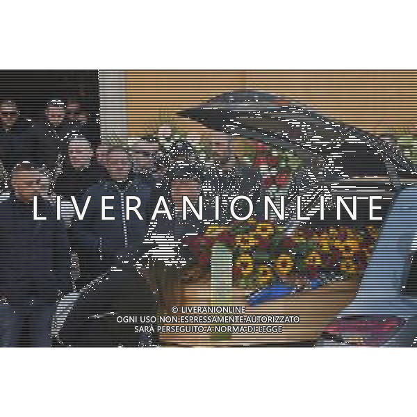 TVRG Funerale Boiocchi Milano 07-11-2022 Funerale di Vittorio Boiocchi presso la chiesa di San Materno a Figino foto agenzia Aldo Liverani sas