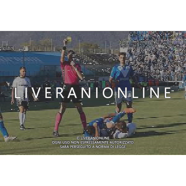 Arbitro matteo gariglio con il cartellino giallo per l\'ammonizione BRESCIA - ASCOLI CAMPIONATO CALCIO SERIE B 05.11.2022 ©GIAMPIETRI PAOLO / AGENZIA ALDO LIVERANI SAS
