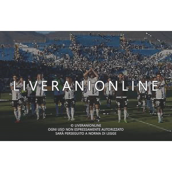 giocatori esultano sotto la curva dei tifosi a fine gara BRESCIA - ASCOLI CAMPIONATO CALCIO SERIE B 05.11.2022 ©GIAMPIETRI PAOLO / AGENZIA ALDO LIVERANI SAS