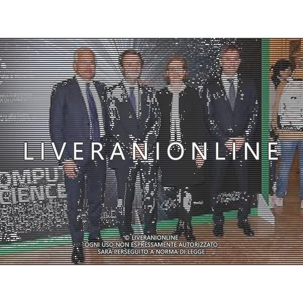 TVRG Giornata della Ricerca nella foto da SX Paolo Veronesi, Attilio Fontana, Rosalind Picard e Fabrizio Sala Milano 08-11-2022 Presso il Teatro alla Scala ha avuto luogo la Giornata della Ricerca con la consegna del premio internazionale Lombardia e\' Ricerca foto agenzia Aldo Liverani sas / AGENZIA ALDO LIVERANI SAS