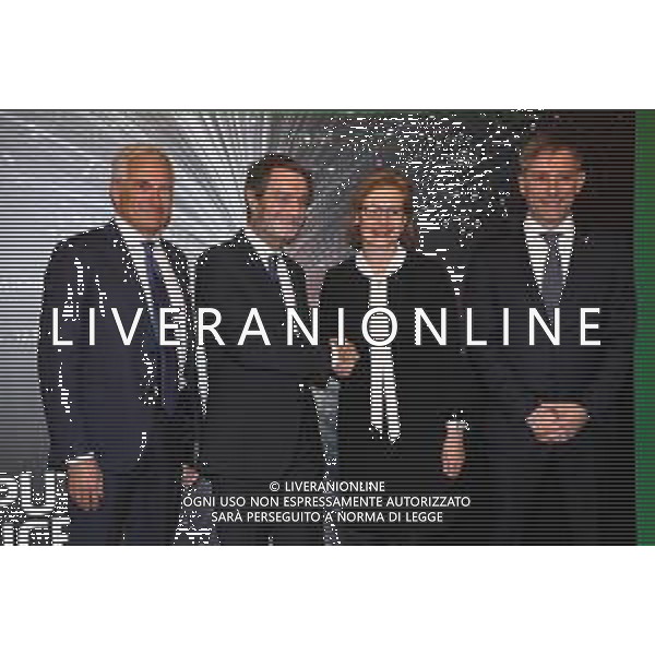 TVRG Giornata della Ricerca nella foto da SX Paolo Veronesi, Attilio Fontana, Rosalind Picard e Fabrizio Sala Milano 08-11-2022 Presso il Teatro alla Scala ha avuto luogo la Giornata della Ricerca con la consegna del premio internazionale Lombardia e\' Ricerca foto agenzia Aldo Liverani sas / AGENZIA ALDO LIVERANI SAS