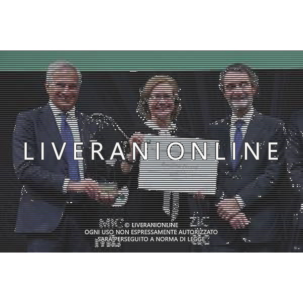 TVRG Giornata della Ricerca nella foto premiazione di Rosalind Picard Milano 08-11-2022 Presso il Teatro alla Scala ha avuto luogo la Giornata della Ricerca con la consegna del premio internazionale Lombardia e\' Ricerca foto agenzia Aldo Liverani sas / AGENZIA ALDO LIVERANI SAS