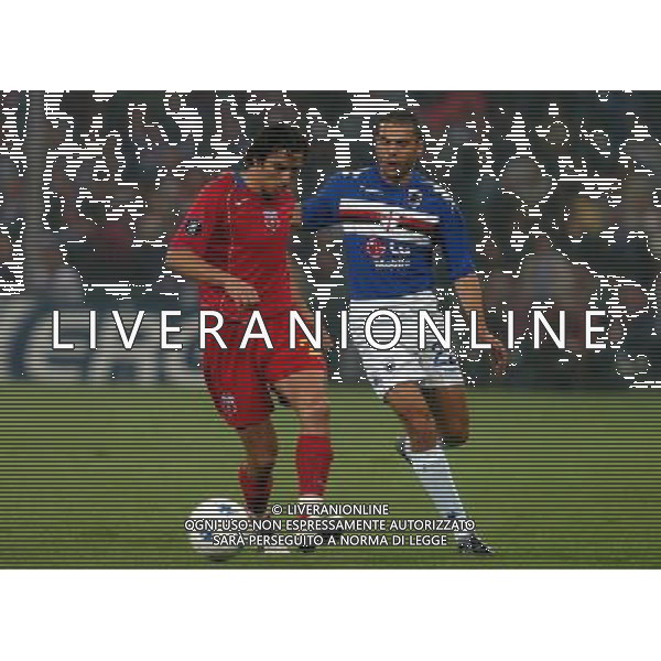 SAMPDORIA-STEAUA BUCAREST COPPA UEFA 3/11/2005 NELLA FOTO OGARARU-TONETTO AGENZIA ALDO LIVERANI