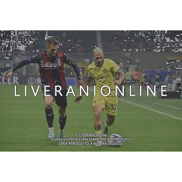 Stefan Posch (Bologna) e Federico Dimarco (Inter) Inter vs Bologna Milano 09-11-2022 Stadio Giuseppe Meazza - San Siro Campionato Serie A TIM - 14a giornata foto Roberto Garavaglia/ag. Aldo Liverani sas / AGENZIA ALDO LIVERANI SAS