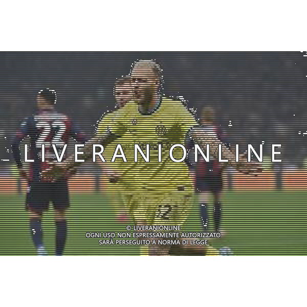 Federico Dimarco (Inter) esulta dopo il gol del 4 a 1 Inter vs Bologna Milano 09-11-2022 Stadio Giuseppe Meazza - San Siro Campionato Serie A TIM - 14a giornata foto Roberto Garavaglia/ag. Aldo Liverani sas / AGENZIA ALDO LIVERANI SAS