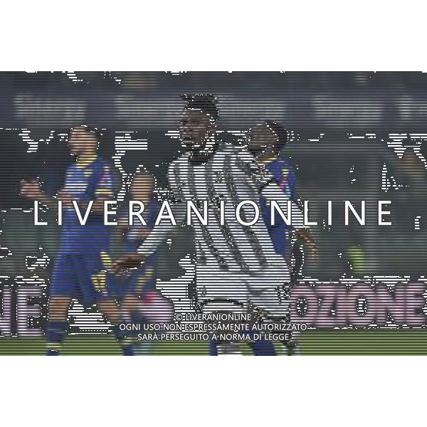 TVRG Moise Kean (Juventus) esulta dopo il gol dell\'1 a 0 Hellas Verona vs Juventus Verona 10-11-2022 Stadio Marcantonio Bentegodi Campionato Serie A TIM - 14a giornata foto Roberto Garavaglia/ag. Aldo Liverani sas / AGENZIA ALDO LIVERANI SAS
