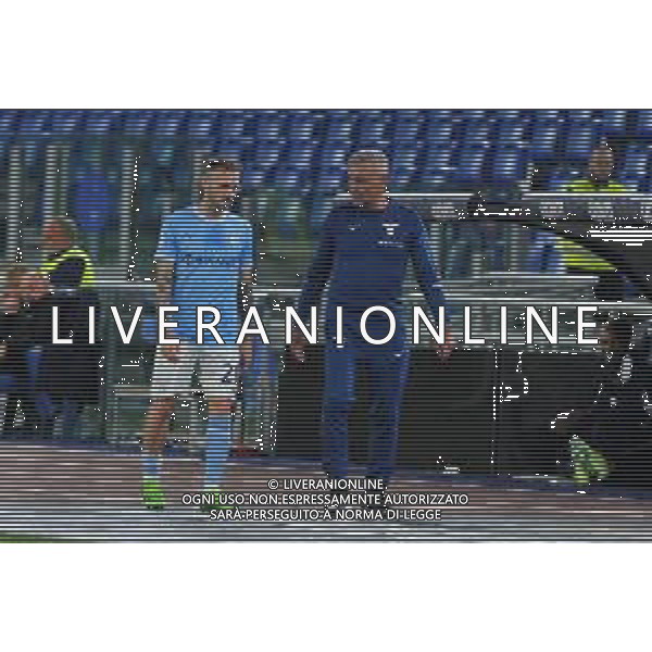 Lazio vs Monza Campionato Serie A TIM - 14 Giornata Stadio Olimpico - Roma 10-11-2022 nella foto Infortunio Manuel Lazzari ©Federico gaetano / AGENZIA ALDO LIVERANI SAS