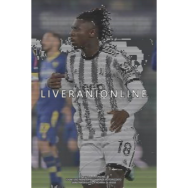 TVRG Moise Kean (Juventus) esulta dopo il gol dell\'1 a 0 Hellas Verona vs Juventus Verona 10-11-2022 Stadio Marcantonio Bentegodi Campionato Serie A TIM - 14a giornata foto Roberto Garavaglia/ag. Aldo Liverani sas