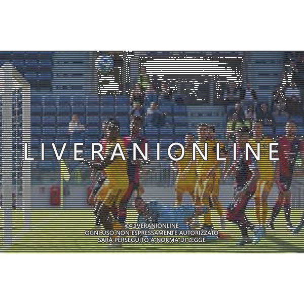 12-11-2022. Cagliari Calcio-Pisa Sporting Club 13° giornata serie BKT 2022/2023, stadio Unipol Domus Cagliari. Foto Salvatore Moi/Aldo Liverani s.a.s. Nella foto: Alessandro Livieri Pisa, Idrissa Toure\' Pisa, Paolo Farago\' Cagliari, Alessandro Deiola Cagliari. ©MOI / AGENZIA ALDO LIVERANI SAS