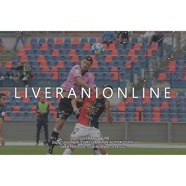 Cosenza, Italia - calcio Cosenza vs Palermo - Campionato di calcio Serie BKT 2022/2023 Stadio San Vito Marulla. Nella foto: Andrea Rispoli and Mladen Devatak November 12, 2022 Cosenza, Italy - sport, soccer - Cosenza vs Palermo - Italian Football Championship League BKT 2022/2023 - San Vito-Marulla stadium. In the pic: Andrea Rispoli and Mladen Devatak ©Andrea Rosito/ AGENZIA ALDO LIVERANI SAS