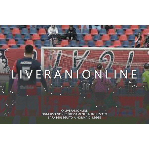 Cosenza, Italia - calcio Cosenza vs Palermo - Campionato di calcio Serie BKT 2022/2023 Stadio San Vito Marulla. Nella foto: Gol Florenzi Cosenza November 12, 2022 Cosenza, Italy - sport, soccer - Cosenza vs Palermo - Italian Football Championship League BKT 2022/2023 - San Vito-Marulla stadium. In the pic: Gol Florenzi Cosenza ©Andrea Rosito/ AGENZIA ALDO LIVERANI SAS