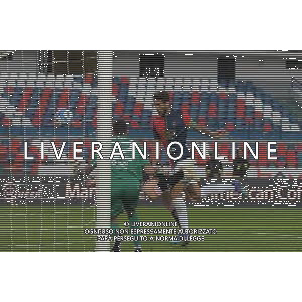 Cosenza, Italia - calcio Cosenza vs Palermo - Campionato di calcio Serie BKT 2022/2023 Stadio San Vito Marulla. Nella foto: Joaquin Larrivey gol November 12, 2022 Cosenza, Italy - sport, soccer - Cosenza vs Palermo - Italian Football Championship League BKT 2022/2023 - San Vito-Marulla stadium. In the pic: Joaquin Larrivey gol ©Andrea Rosito/ AGENZIA ALDO LIVERANI SAS