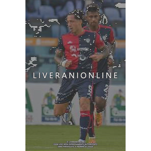 12-11-2022. Cagliari Calcio-Pisa Sporting Club 13° giornata serie BKT 2022/2023, stadio Unipol Domus Cagliari. Foto Salvatore Moi/Aldo Liverani s.a.s. Nella foto: Gol ed esultanta in casa, del Cagliari Calcio contro Pisa Sporting Club, allo stadio Unipol Domuis di Cagliari. Segna: Gianluca Lapadula Cagliari ©MOI/ AGENZIA ALDO LIVERANI SAS