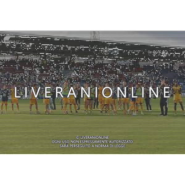 12-11-2022. Cagliari Calcio-Pisa Sporting Club 13° giornata serie BKT 2022/2023, stadio Unipol Domus Cagliari. Foto Salvatore Moi/Aldo Liverani s.a.s. Nella foto: pisa saluta tifosi a fine gara ©MOI/ AGENZIA ALDO LIVERANI SAS
