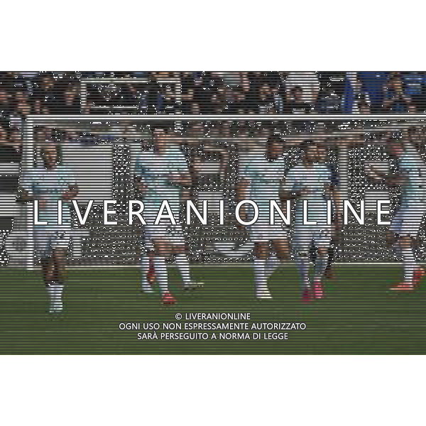 esultanza Inter dopo il gol dell\'1 a 1 Edin Dzeko Atalanta vs Inter Bergamo 13-11-2022 Gewiss Stadium - Stadio Atleti Azzurri d\'Italia Campionato Serie A TIM - 15a giornata foto Roberto Garavaglia/ag. Aldo Liverani sas / AGENZIA ALDO LIVERANI SAS