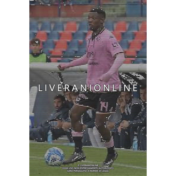 Cosenza, Italia - calcio Cosenza vs Palermo - Campionato di calcio Serie BKT 2022/2023 Stadio San Vito Marulla. Nella foto: Jeremie Broh November 12, 2022 Cosenza, Italy - sport, soccer - Cosenza vs Palermo - Italian Football Championship League BKT 2022/2023 - San Vito-Marulla stadium. In the pic: Jeremie Broh ©Andrea Rosito / AGENZIA ALDO LIVERANI SAS