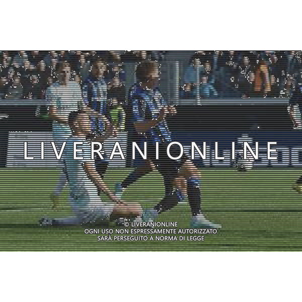 Edin Dzeko (Inter) segna il gol del 2 a 1 Atalanta vs Inter Bergamo 13-11-2022 Gewiss Stadium - Stadio Atleti Azzurri d\'Italia Campionato Serie A TIM - 15a giornata foto Roberto Garavaglia/ag. Aldo Liverani sas / AGENZIA ALDO LIVERANI SAS