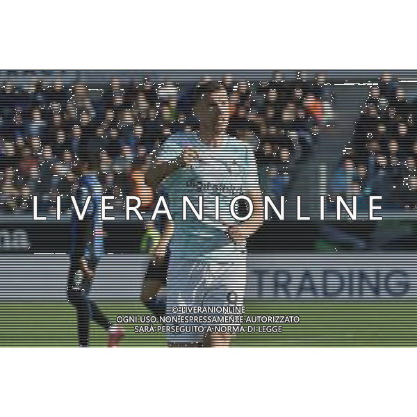 Edin Dzeko (Inter) esulta dopo il gol del 2 a 1 Atalanta vs Inter Bergamo 13-11-2022 Gewiss Stadium - Stadio Atleti Azzurri d\'Italia Campionato Serie A TIM - 15a giornata foto Roberto Garavaglia/ag. Aldo Liverani sas / AGENZIA ALDO LIVERANI SAS
