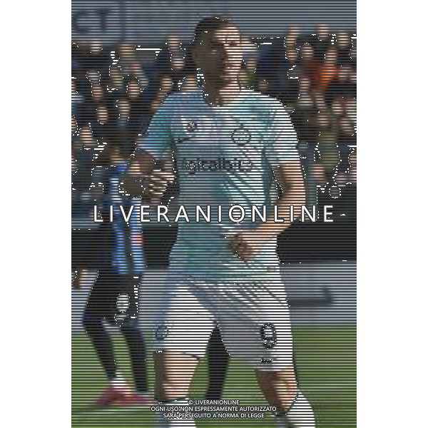 Edin Dzeko (Inter) esulta dopo il gol del 2 a 1 Atalanta vs Inter Bergamo 13-11-2022 Gewiss Stadium - Stadio Atleti Azzurri d\'Italia Campionato Serie A TIM - 15a giornata foto Roberto Garavaglia/ag. Aldo Liverani sas / AGENZIA ALDO LIVERANI SAS