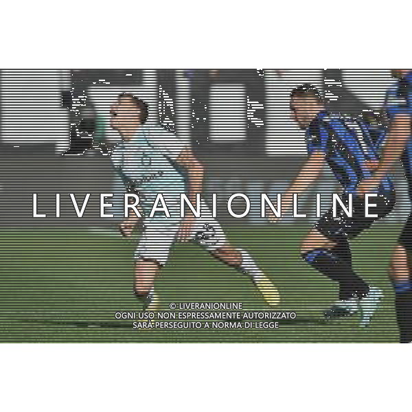 Nicolo\' Barella (Inter) e Teun Koopmeiners (Atalanta) Atalanta vs Inter Bergamo 13-11-2022 Gewiss Stadium - Stadio Atleti Azzurri d\'Italia Campionato Serie A TIM - 15a giornata foto Roberto Garavaglia/ag. Aldo Liverani sas / AGENZIA ALDO LIVERANI SAS
