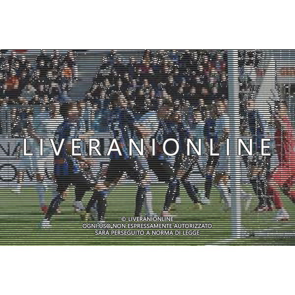 Lautaro Martinez (Inter) segna il gol del 3 a 1 Atalanta vs Inter Bergamo 13-11-2022 Gewiss Stadium - Stadio Atleti Azzurri d\'Italia Campionato Serie A TIM - 15a giornata foto Roberto Garavaglia/ag. Aldo Liverani sas / AGENZIA ALDO LIVERANI SAS