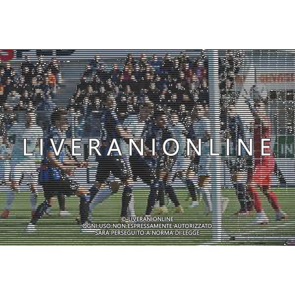 Lautaro Martinez (Inter) segna il gol del 3 a 1 Atalanta vs Inter Bergamo 13-11-2022 Gewiss Stadium - Stadio Atleti Azzurri d\'Italia Campionato Serie A TIM - 15a giornata foto Roberto Garavaglia/ag. Aldo Liverani sas / AGENZIA ALDO LIVERANI SAS