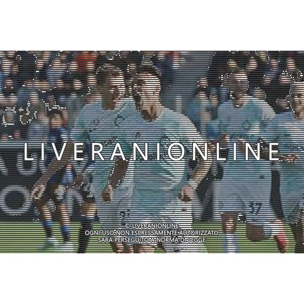 Lautaro Martinez (Inter) esulta dopo il gol del 3 a 1 Atalanta vs Inter Bergamo 13-11-2022 Gewiss Stadium - Stadio Atleti Azzurri d\'Italia Campionato Serie A TIM - 15a giornata foto Roberto Garavaglia/ag. Aldo Liverani sas / AGENZIA ALDO LIVERANI SAS