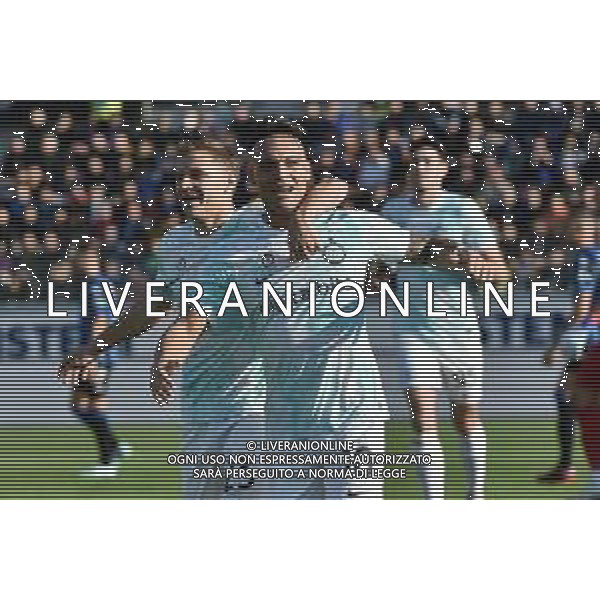 Lautaro Martinez (Inter) esulta dopo il gol del 3 a 1 Atalanta vs Inter Bergamo 13-11-2022 Gewiss Stadium - Stadio Atleti Azzurri d\'Italia Campionato Serie A TIM - 15a giornata foto Roberto Garavaglia/ag. Aldo Liverani sas / AGENZIA ALDO LIVERANI SAS