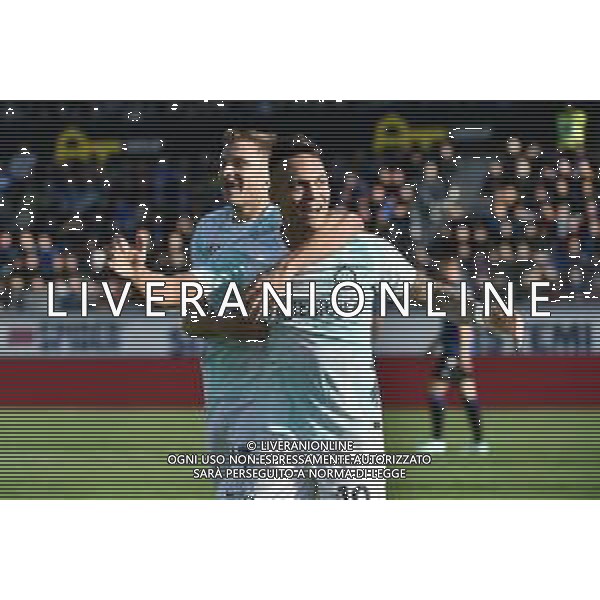 Lautaro Martinez (Inter) esulta dopo il gol del 3 a 1 Atalanta vs Inter Bergamo 13-11-2022 Gewiss Stadium - Stadio Atleti Azzurri d\'Italia Campionato Serie A TIM - 15a giornata foto Roberto Garavaglia/ag. Aldo Liverani sas / AGENZIA ALDO LIVERANI SAS