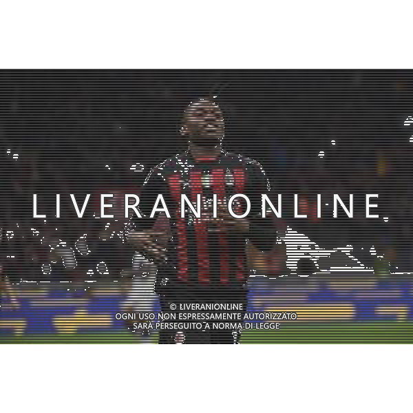 Rafael Leao (Milan) esulta dopo il gol dell\'1 a 0 Milan vs Fiorentina Milano 13-11-2022 Stadio Giuseppe Meazza - San Siro Campionato Serie A TIM - 15a giornata foto Roberto Garavaglia/ag. Aldo Liverani sas / AGENZIA ALDO LIVERANI SAS