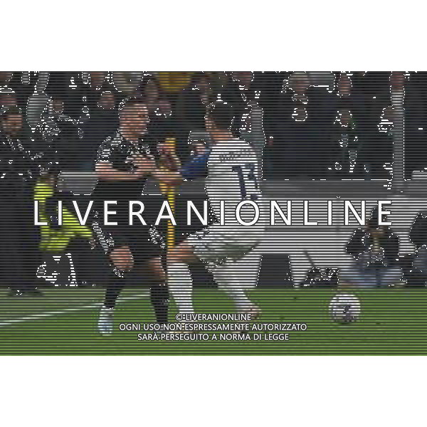 Torino 13.11.2022 Allianz Stadium ©Manuela Viganti/Agenzia Aldo Liverani Juventus vs Lazio Campionato Calcio Serie A TIM 2022/2023 15a giornata Nella foto: arkadiusz milik e alessio romagnoli