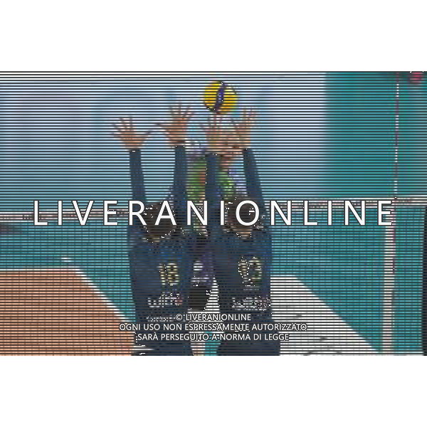 13-11-2020 VERONA CAMPIONATO DI VOLLEY WITHU VERONA-VERO VOLLEY MONZA NELLA FOTO Attacco di Vlad Davyskiba - Vero Volley Monza FOTO ROBERTO TOMMASINI-AG ALDO LIVERANI SAS