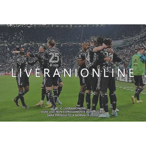 Torino 13.11.2022 Allianz Stadium ©Manuela Viganti/Agenzia Aldo Liverani Juventus vs Lazio Campionato Calcio Serie A TIM 2022/2023 15a giornata Nella foto: esultanza juventus dopo il gol di moise kean