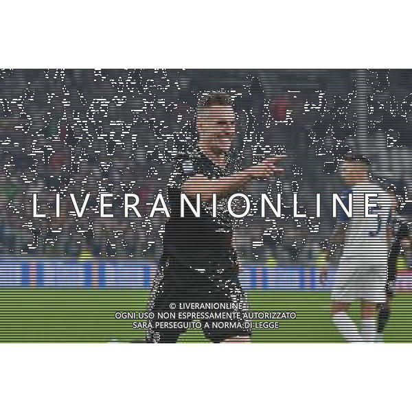 Torino 13.11.2022 Allianz Stadium ©Manuela Viganti/Agenzia Aldo Liverani Juventus vs Lazio Campionato Calcio Serie A TIM 2022/2023 15a giornata Nella foto: esultanza arkadiusz milik dopo il gol
