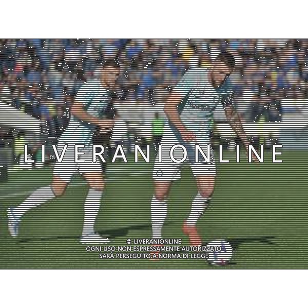 Milan Skriniar (Inter) e sulla SX Edin Dzeko (Inter) Atalanta vs Inter Bergamo 13-11-2022 Gewiss Stadium - Stadio Atleti Azzurri d\'Italia Campionato Serie A TIM - 15a giornata foto Roberto Garavaglia/ag. Aldo Liverani sas / AGENZIA ALDO LIVERANI SAS