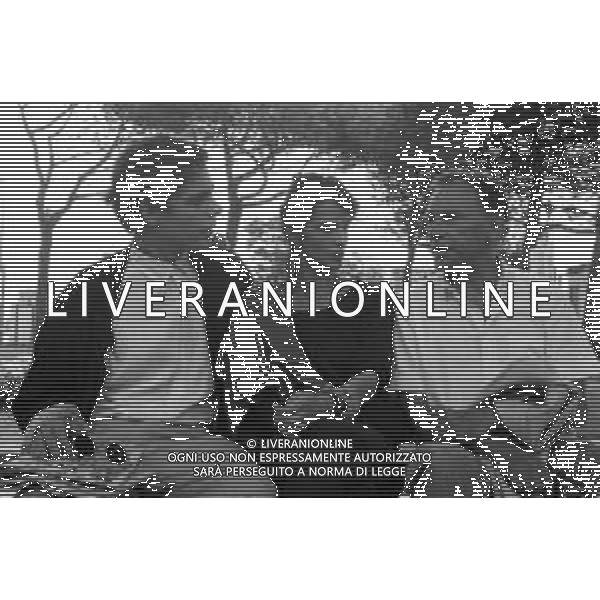 JEAN-LUIS TRINTIGNANT ATTORE CON LAURA MORANTE E JACOB BERGER - RETROSPETTIVA NELLA FOTO ALLA 44ma MOSTRA INTERNAZIONALE D\'ARTE CINEMATOGRAFICA DI VENEZIA NEL 1987 ©ARCHIVIO AGENZIA ALDO LIVERANI SAS